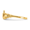 14k Madi K Claddagh Size 3 Baby / Childrens Ring