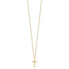 14k Madi K .01ct Diamond Cross Necklace