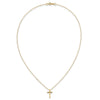 14k Madi K .01ct Diamond Cross Necklace