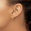 14k Madi K Textured 13mm Hoop Earrings