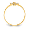 14k Madi K CZ Cross Size 3 Baby / Childrens Ring