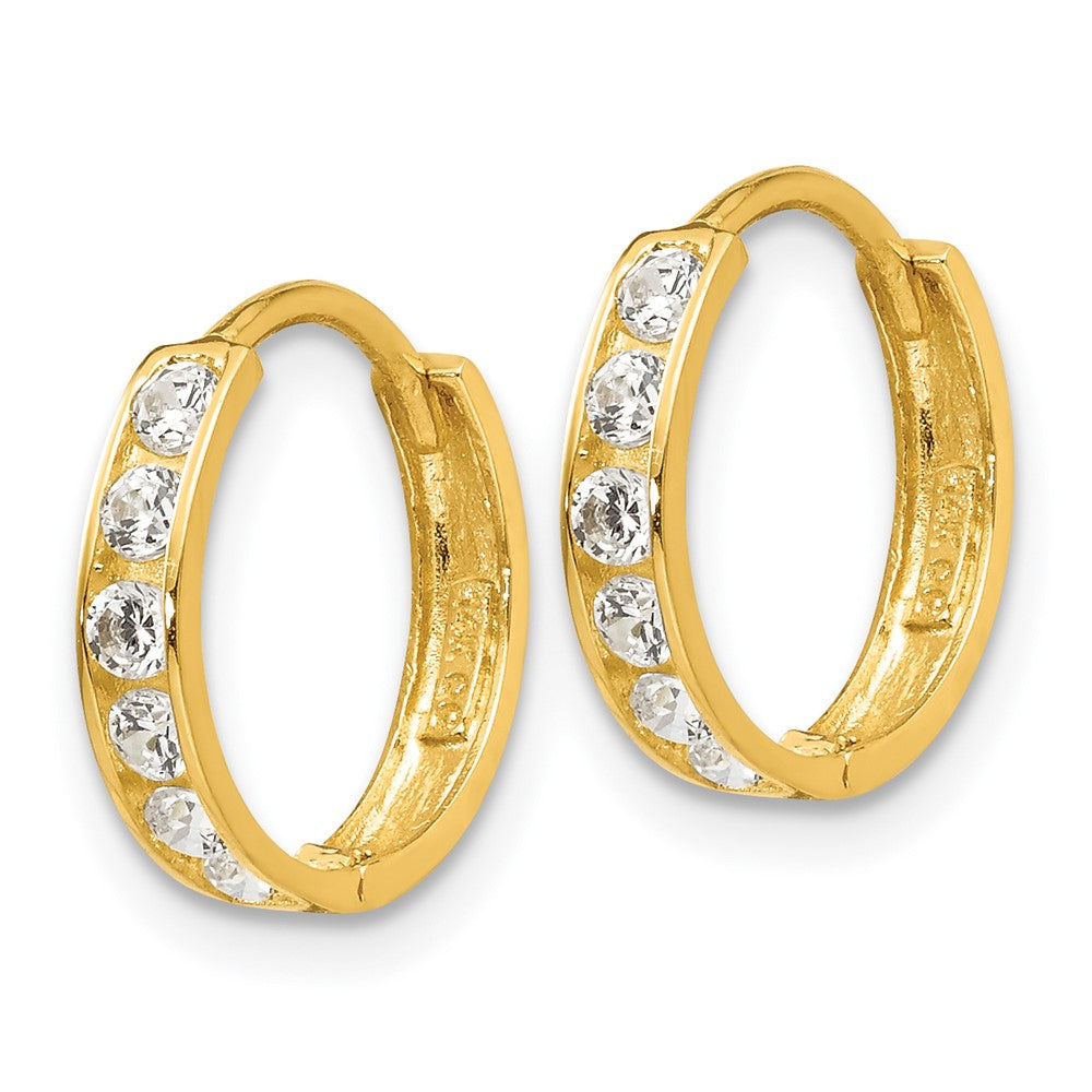 Madi K® Gold CZ Hoop Earrings