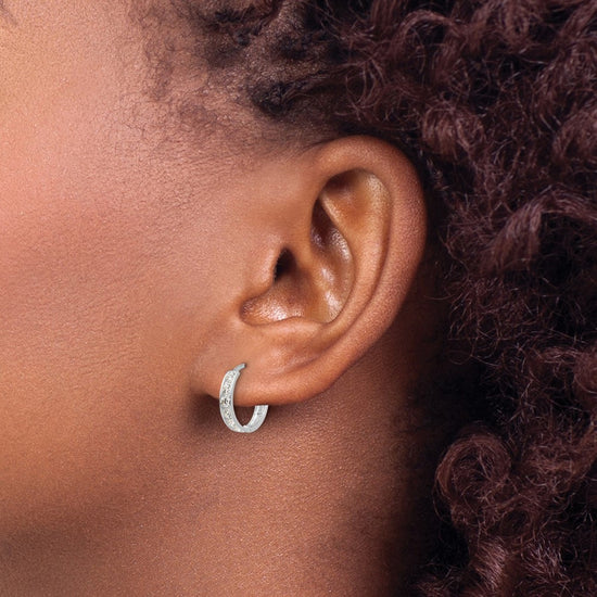 Madi K® Gold CZ Hoop Earrings