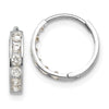 Madi K® Gold CZ Hoop Earrings