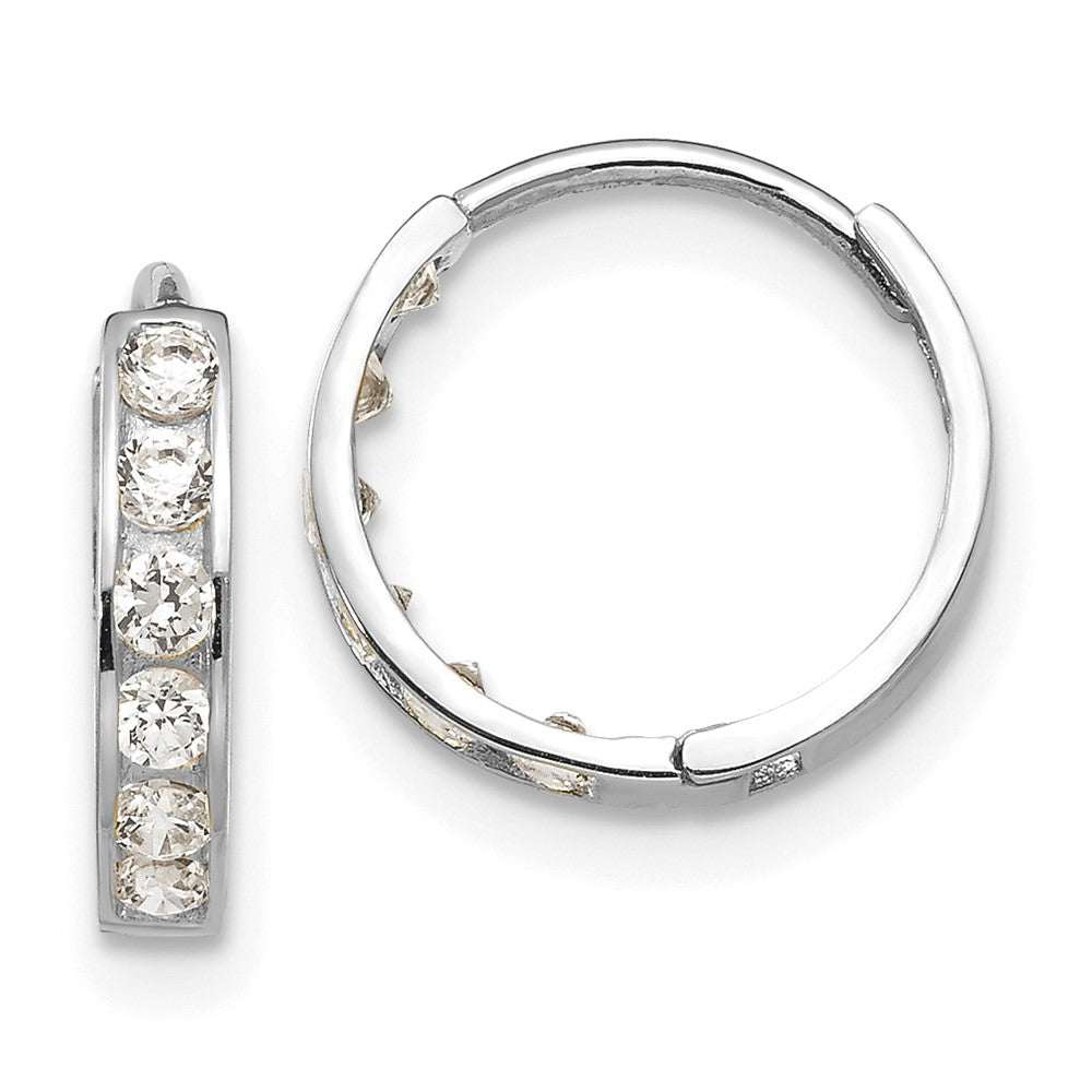 Madi K® Gold CZ Hoop Earrings