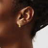 14k Madi K CZ Violin Childrens Post Earrings