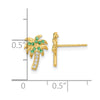 Gold Children's CZ Earrings