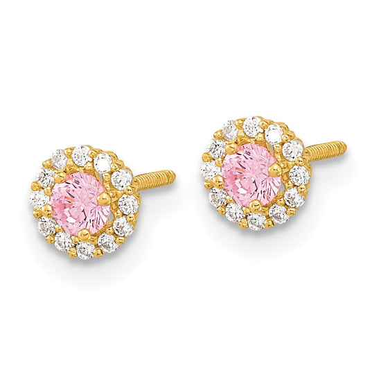 Gold CZ Earrings
