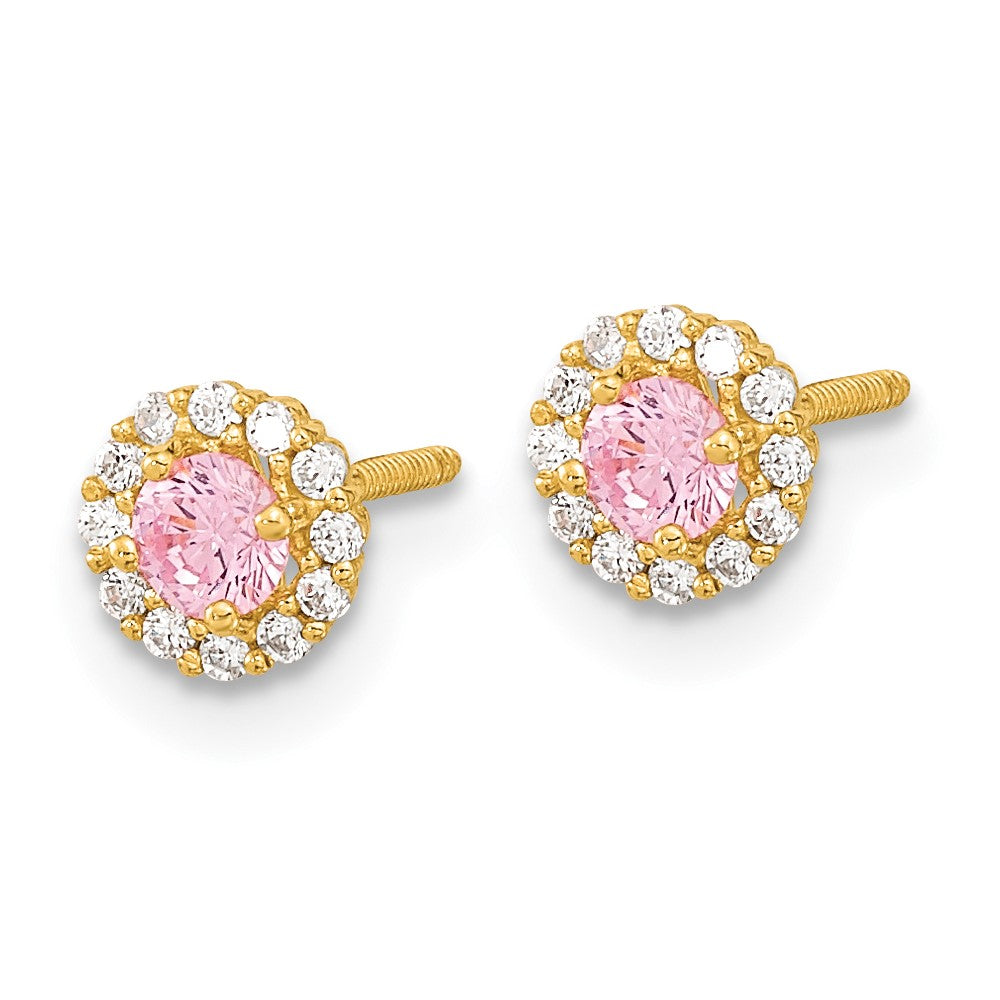 Gold CZ Earrings
