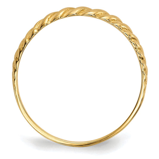 14k Madi K Kids Polished Twist Size 4.5 Baby / Childrens Ring