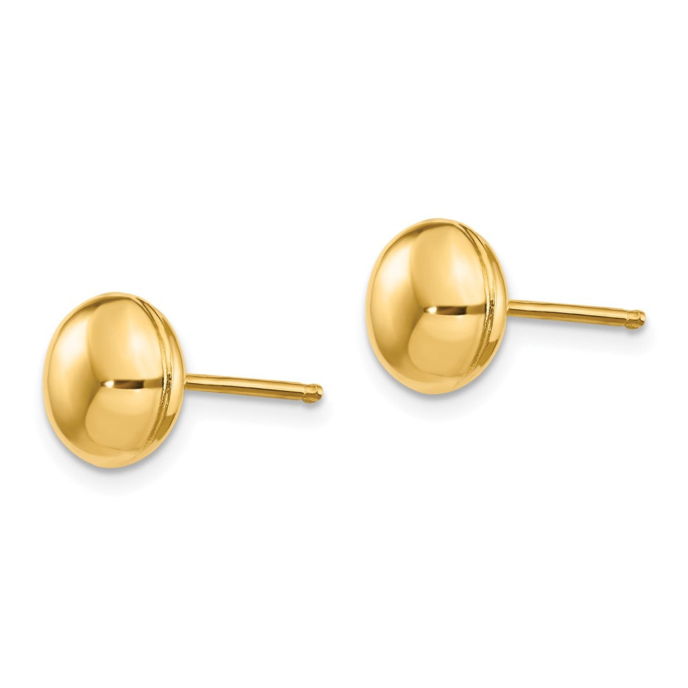 Button Post Earrings