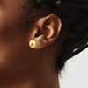 Button Post Earrings