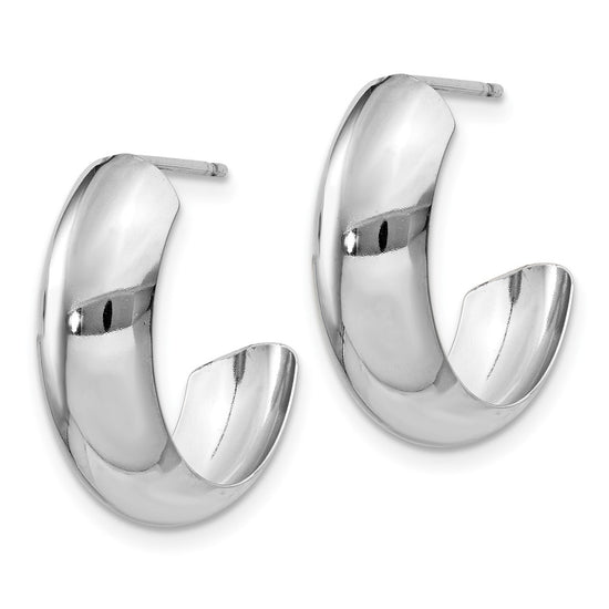J-Hoop Earrings
