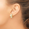 Gold Non-pierced Clip Earrings
