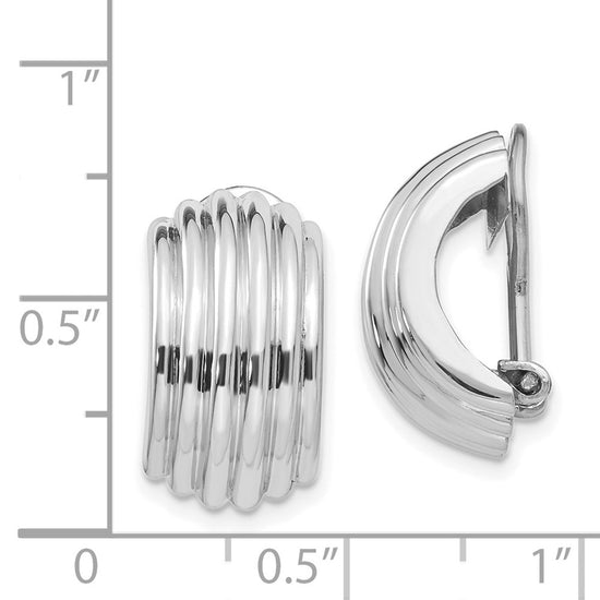 Gold Non-pierced Clip Earrings
