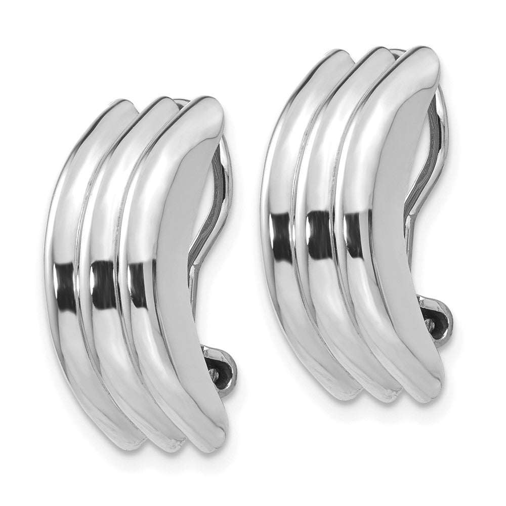 Gold Non-pierced Clip Earrings