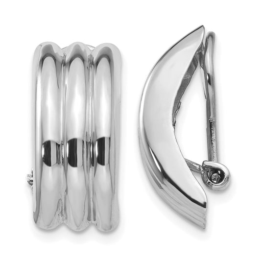 Gold Non-pierced Clip Earrings