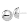 Half Ball Post Earrings