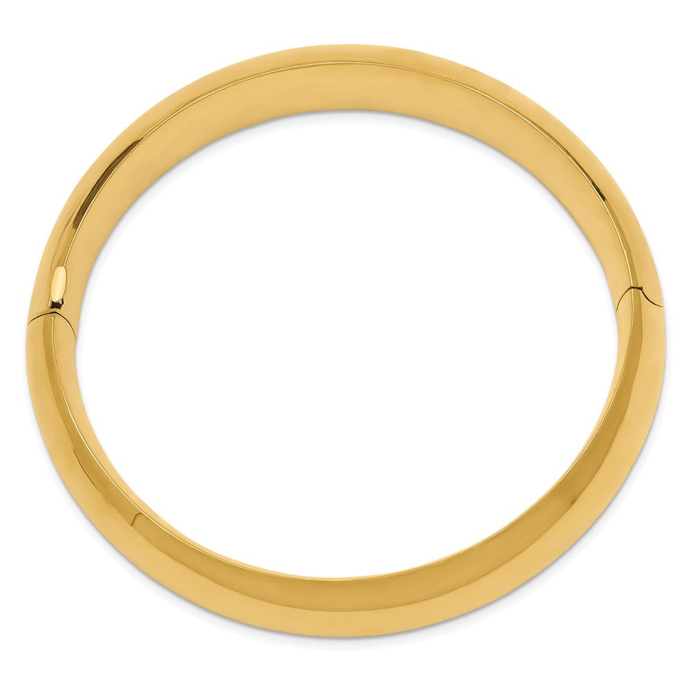Gold High Polished Hinged Bangles