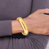 Gold High Polished Hinged Bangles
