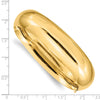 Gold High Polished Hinged Bangles