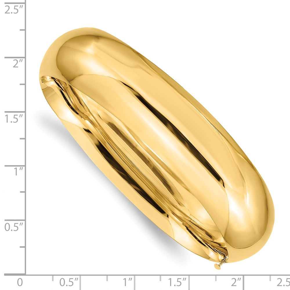 Gold High Polished Hinged Bangles