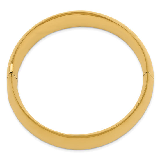 Gold High Polished Hinged Bangles
