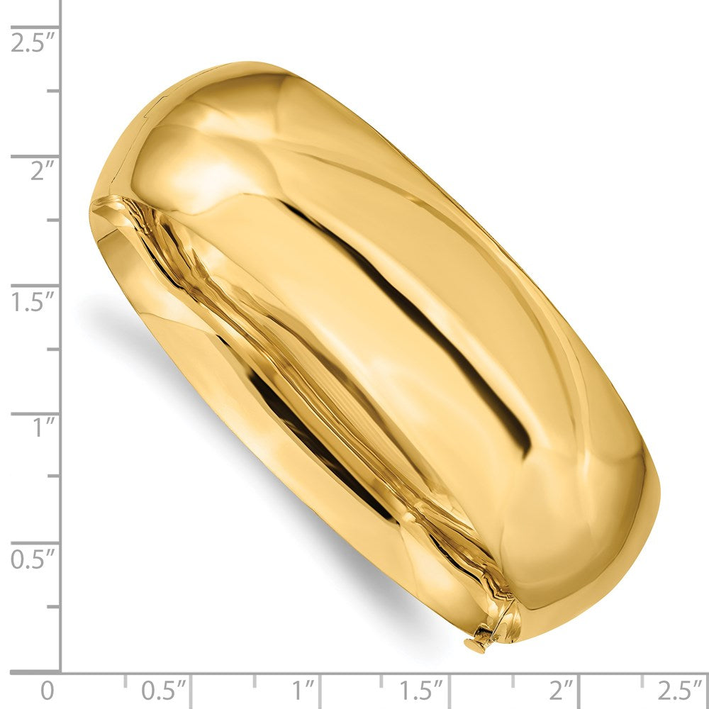 Gold High Polished Hinged Bangles