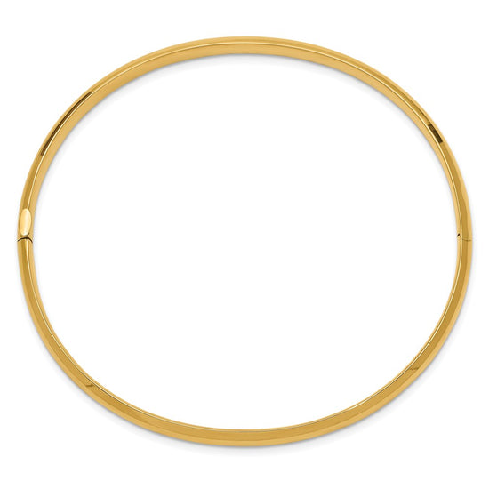 Gold High Polished Hinged Bangles