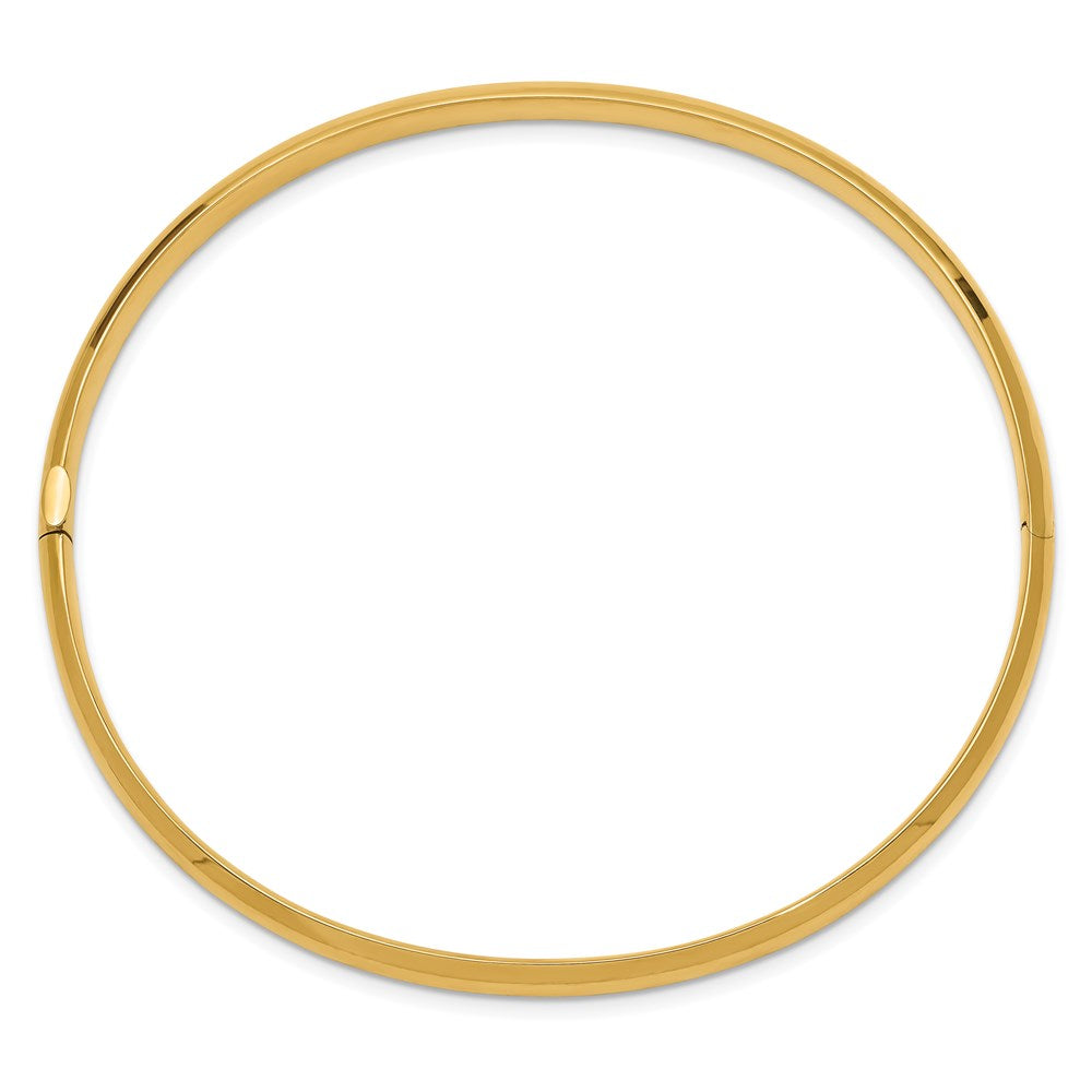 Gold High Polished Hinged Bangles