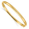 Gold High Polished Hinged Bangles