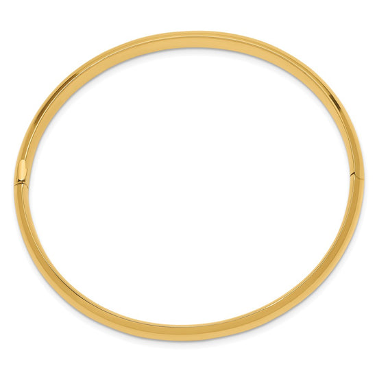 Gold High Polished Hinged Bangles