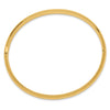 Gold High Polished Hinged Bangles