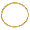 Gold High Polished Hinged Bangles