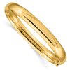 Gold High Polished Hinged Bangles