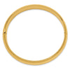Gold High Polished Hinged Bangles