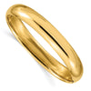 Gold High Polished Hinged Bangles