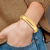 Gold High Polished Hinged Bangles