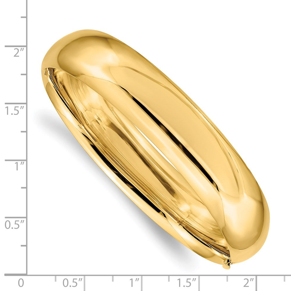 Gold High Polished Hinged Bangles