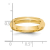 Half Round with Edge Band — 4 mm