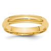 Half Round with Edge Band — 4 mm