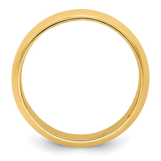 Half Round with Edge Band — 8 mm