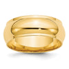 Half Round with Edge Band — 8 mm