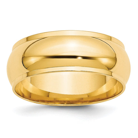 Half Round with Edge Band — 8 mm