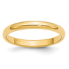 Half Round Lightweight Band — 2.5 mm