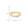 Half Round Lightweight Band — 3 mm