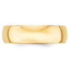 Half Round Lightweight Band — 6 mm