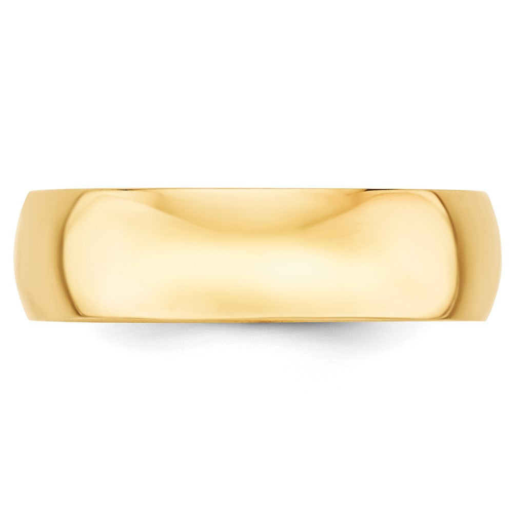 Half Round Lightweight Band — 6 mm
