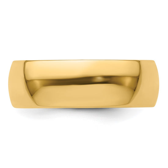 Half Round Lightweight Band — 7 mm