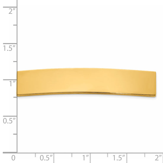 14k 47x8.5x1.25 mm ID Plate